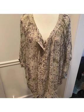 Kensie tunic blouse top #193